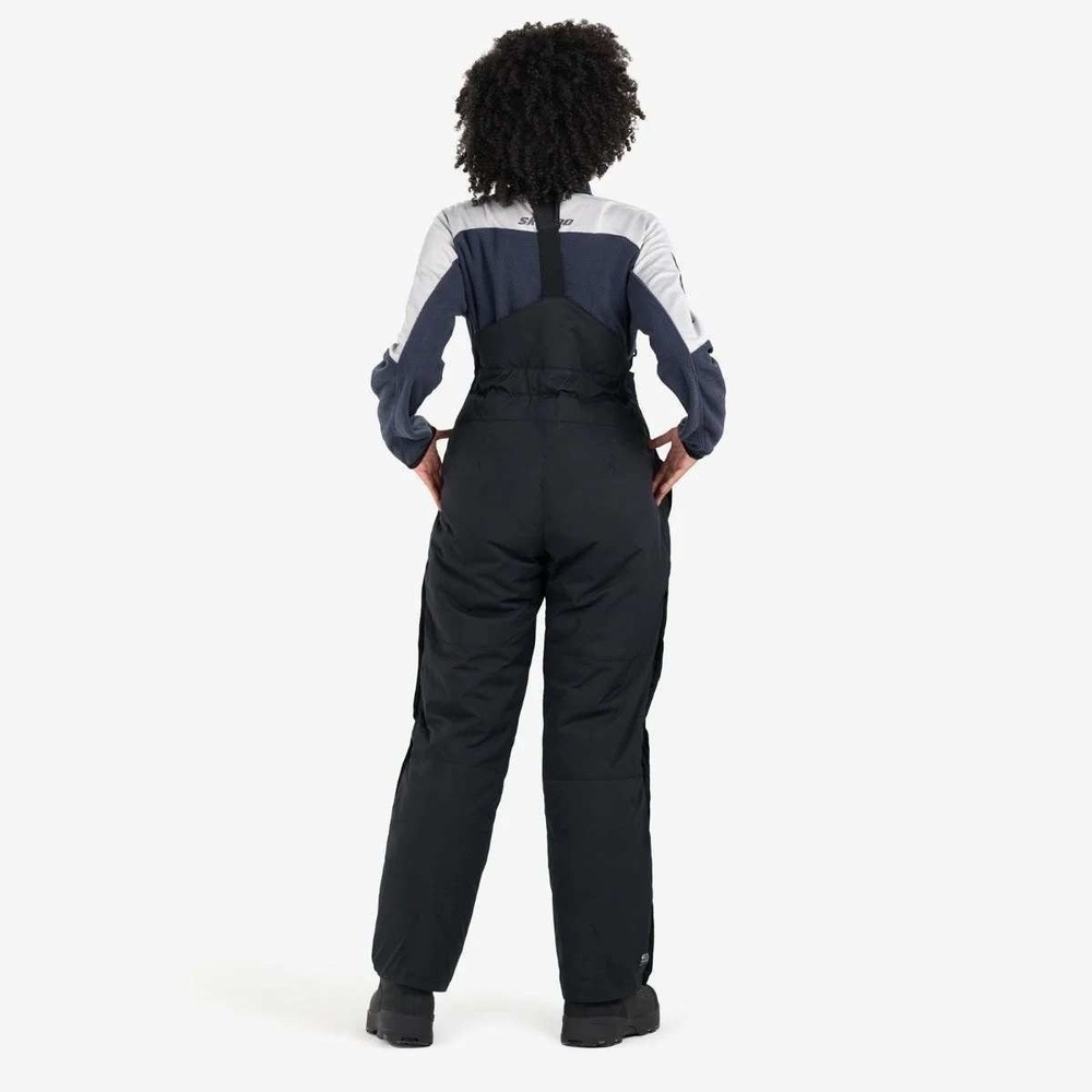 Ski-Doo Vasa Highpants Snowmobile Bib Womens Black Insulated Pants Suspenders XL - Picture 2 of 4